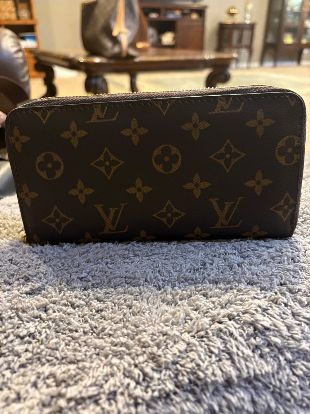 Inspired zippy wallet.